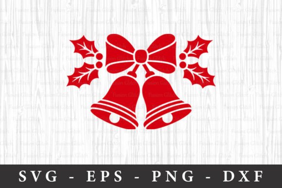 Christmas Bells SVG Cut File for Crafts and Graphics