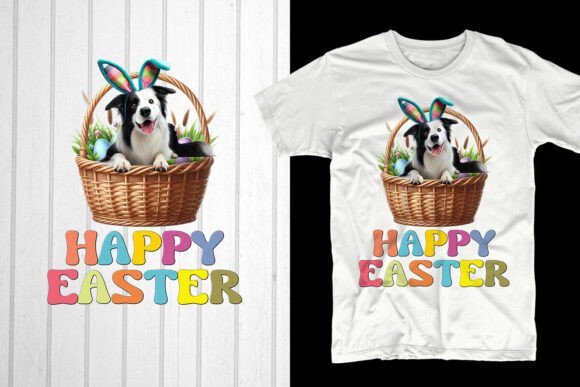 Happy Easter Border Collie Embroidery Review