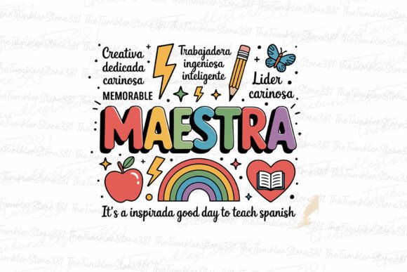 Maestra Svg Teacher Svg for Crafts and Graphics