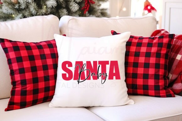 Santa Baby SVG Cute Christmas Quote for T-Shirt Designs