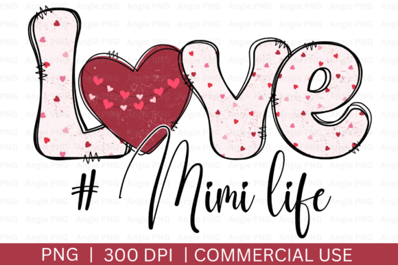 Valentine Love Mimi Life PNG for Crafts and Graphics