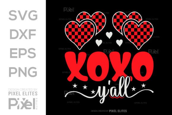 XOXO Yall SVG T-Shirt Design Bundle for Graphics